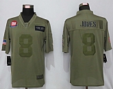 Nike New York Giants 8 Jones Nike Camo Salute to Service Limited Jersey